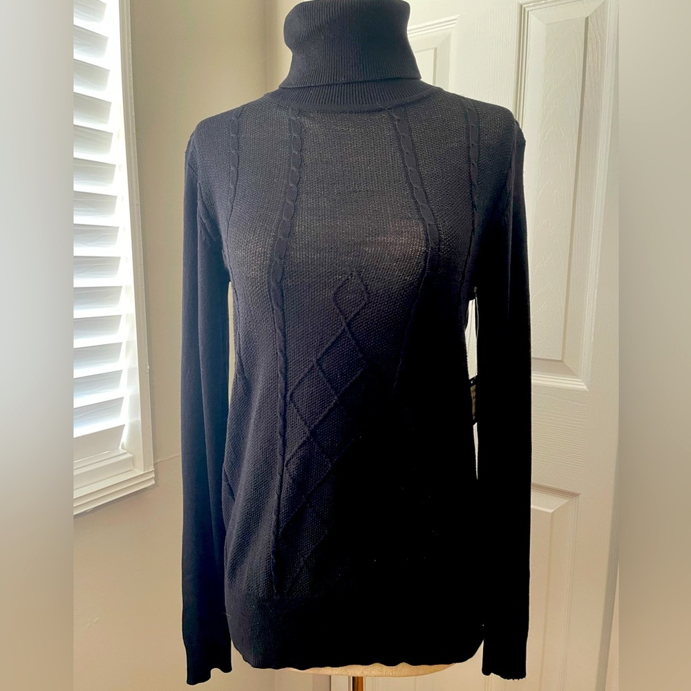 Allison + Zoe Turtle Neck Blouse